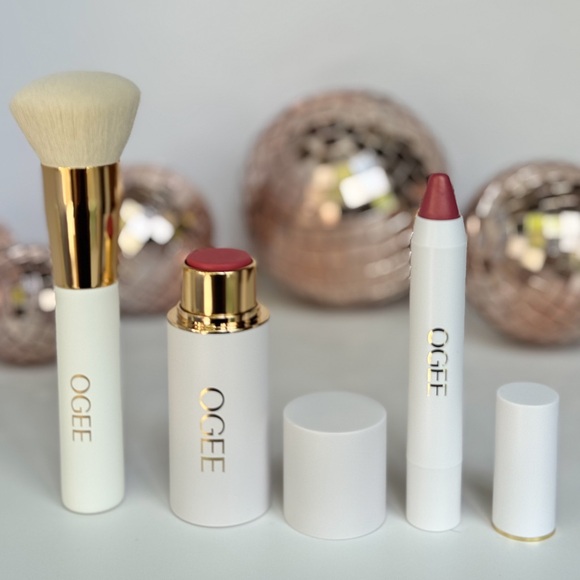 Ogee Other - OGEE Beauty Trio- Blender Brush + Sculpted Stick + Lip Oil! ($120 Value)